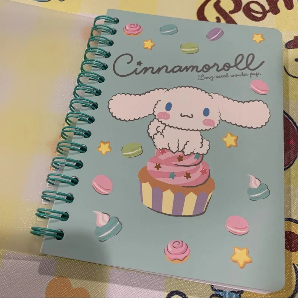 Cinnamoroll Blue Sweet Treats Themed Small Spiral Notebook